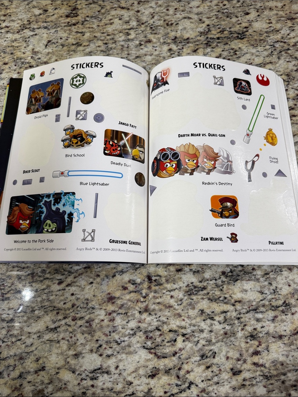 Angry Birds Star Wars II Ultimate Sticker Collection Book 1000+ Reusable Stick - Picture 6 of 13